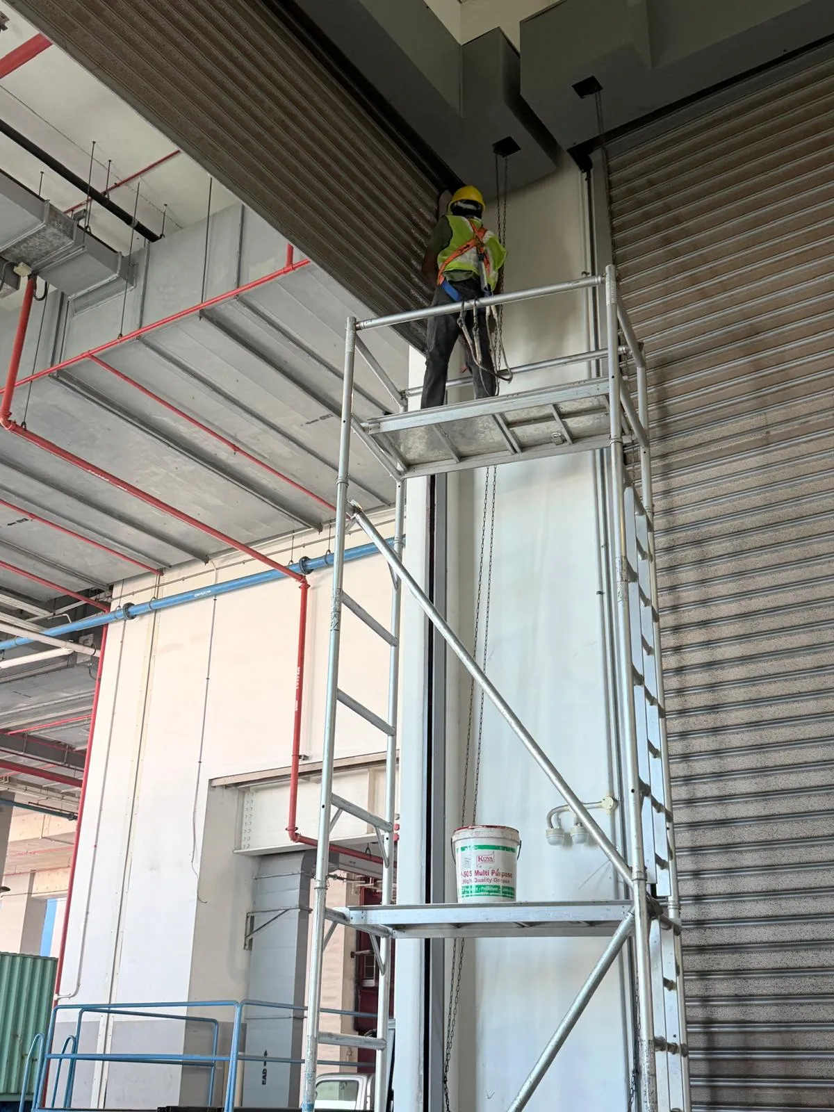 3 nos Roller Shutter Servicing.