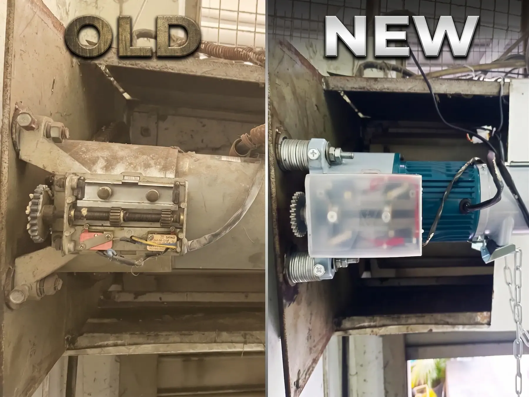 Heavy-Duty 1000kg Roller Shutter Motor Replacement in Singapore