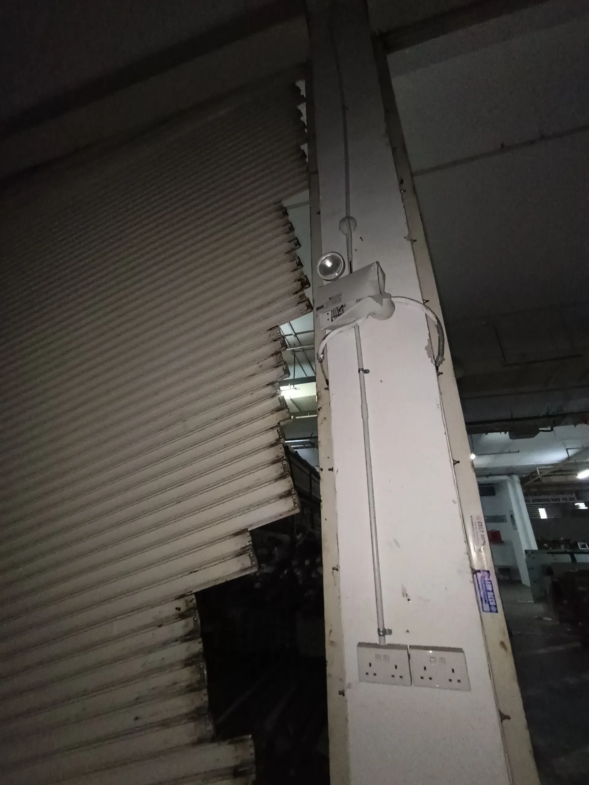 Emergency Off-Track Damaged Roller Shutter Slats Repair & Realignment in Singapore Project Image in Singapore - Roller Shutter Specialist