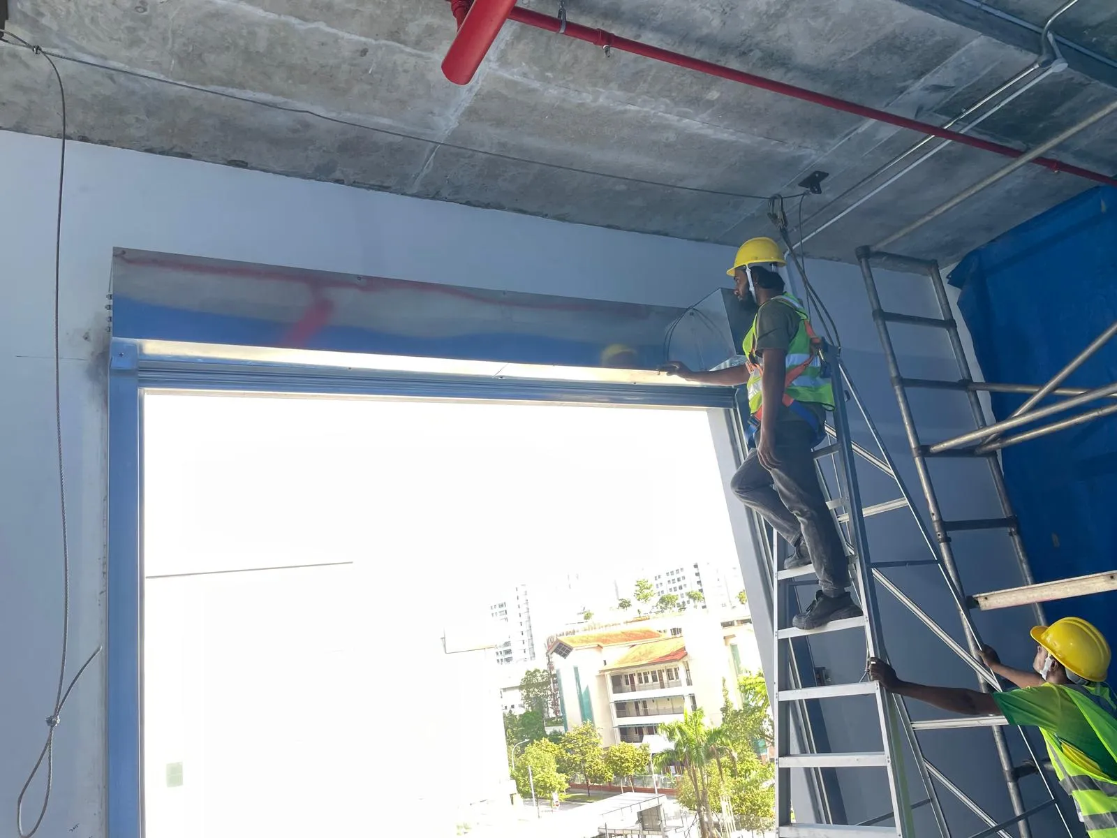 2 Hour Fire Rated Roller Shutter Installation at Supply Chain City