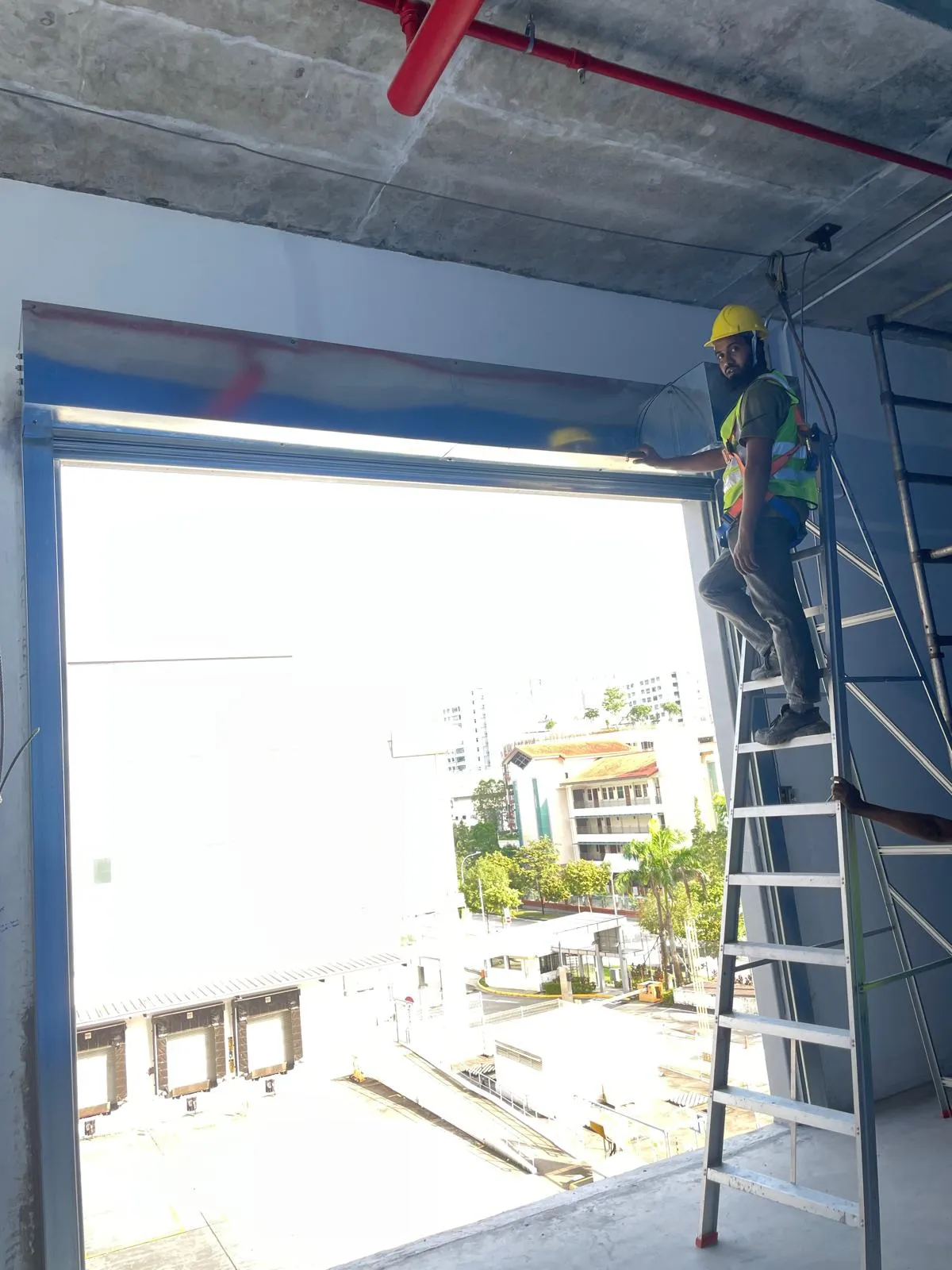 2 Hour Fire Rated Roller Shutter Installation at Supply Chain City