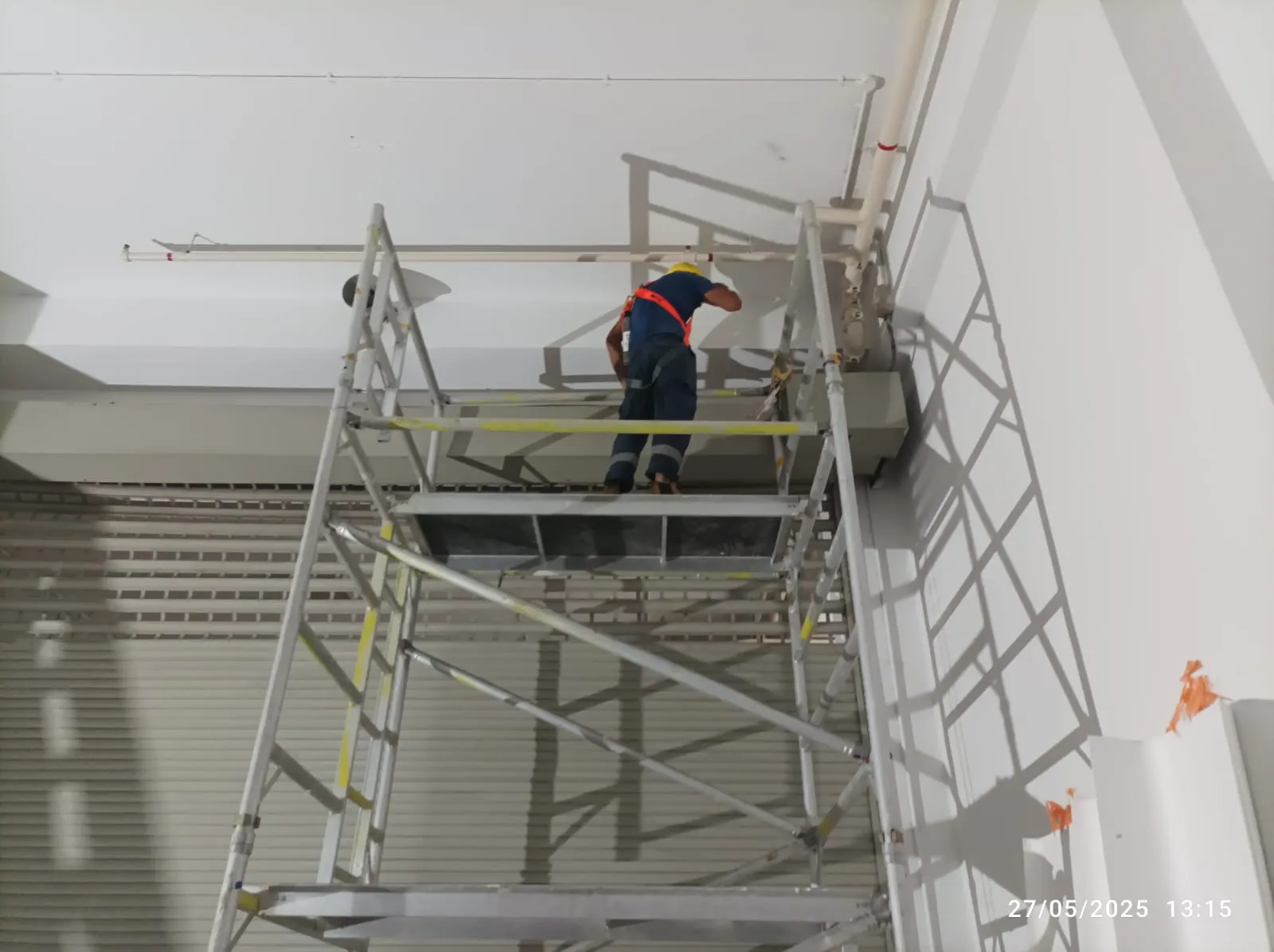 Residential Garage Roller Shutter Repair & Track Realignment Singapore