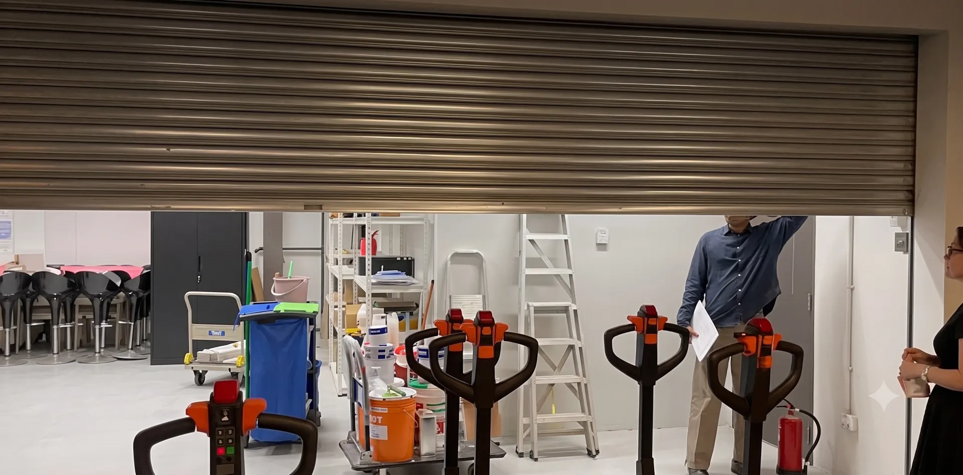 Commercial Roller Shutter Guardrail Repair & Off-Track Restoration in Singapore