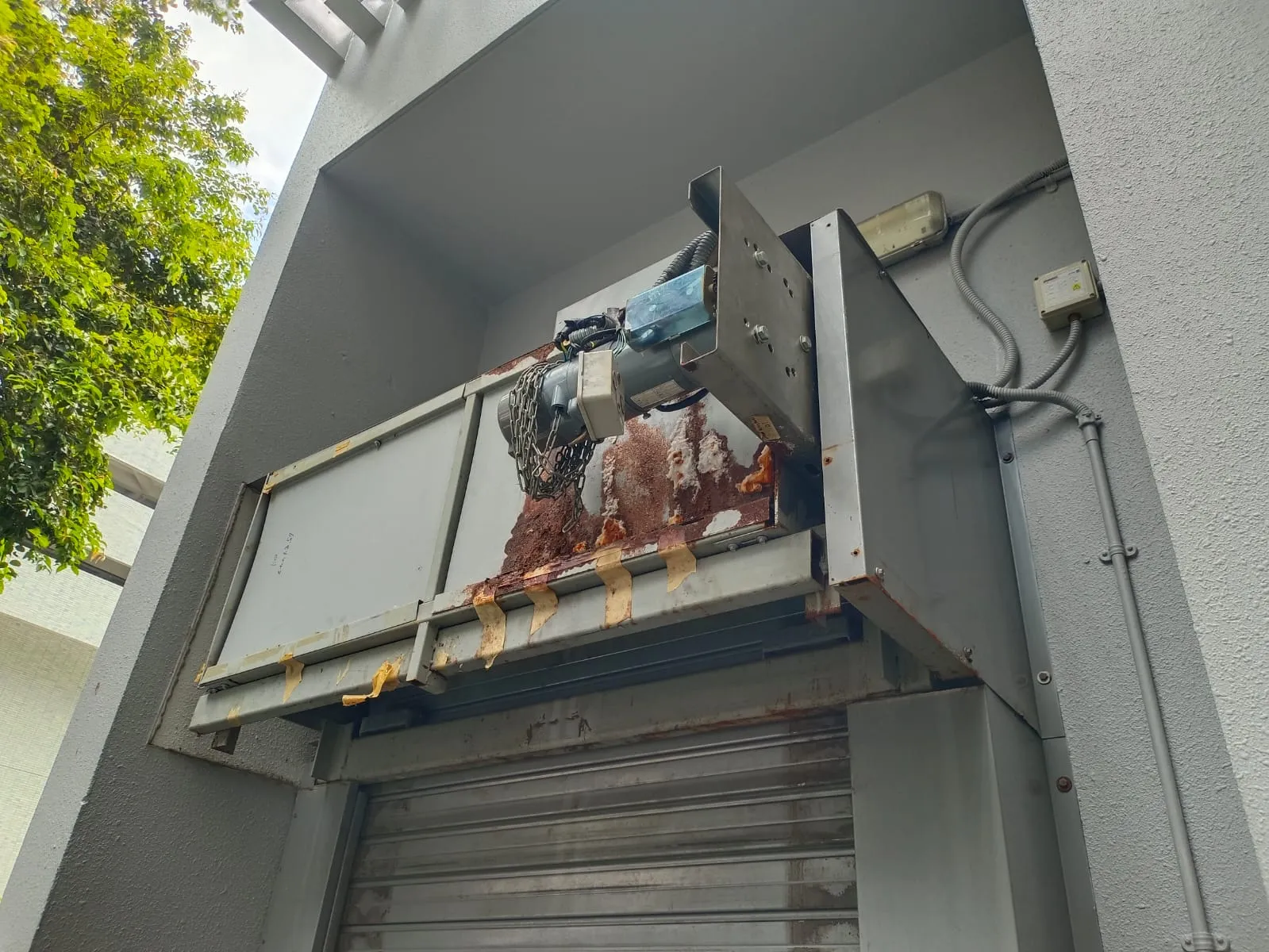 Residential Roller Shutter Repair at Marine Blue Condominium, Singapore Roller Shutter Project in Singapore - HTR Engineering