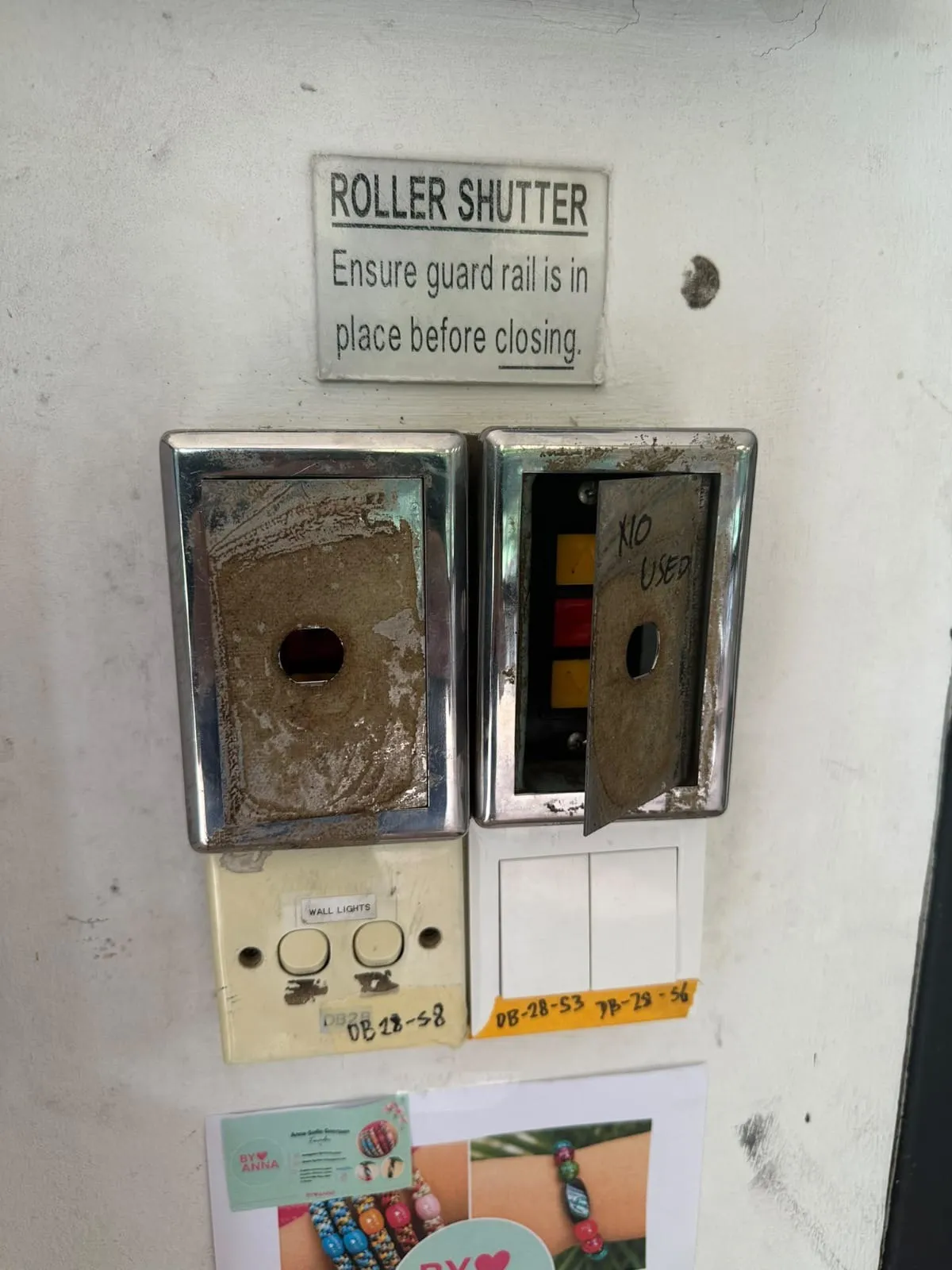 Commercial Roller Shutter Switch Box & Key Control Replacement at Hollandse Club, Singapore Project Image in Singapore - Roller Shutter Specialist