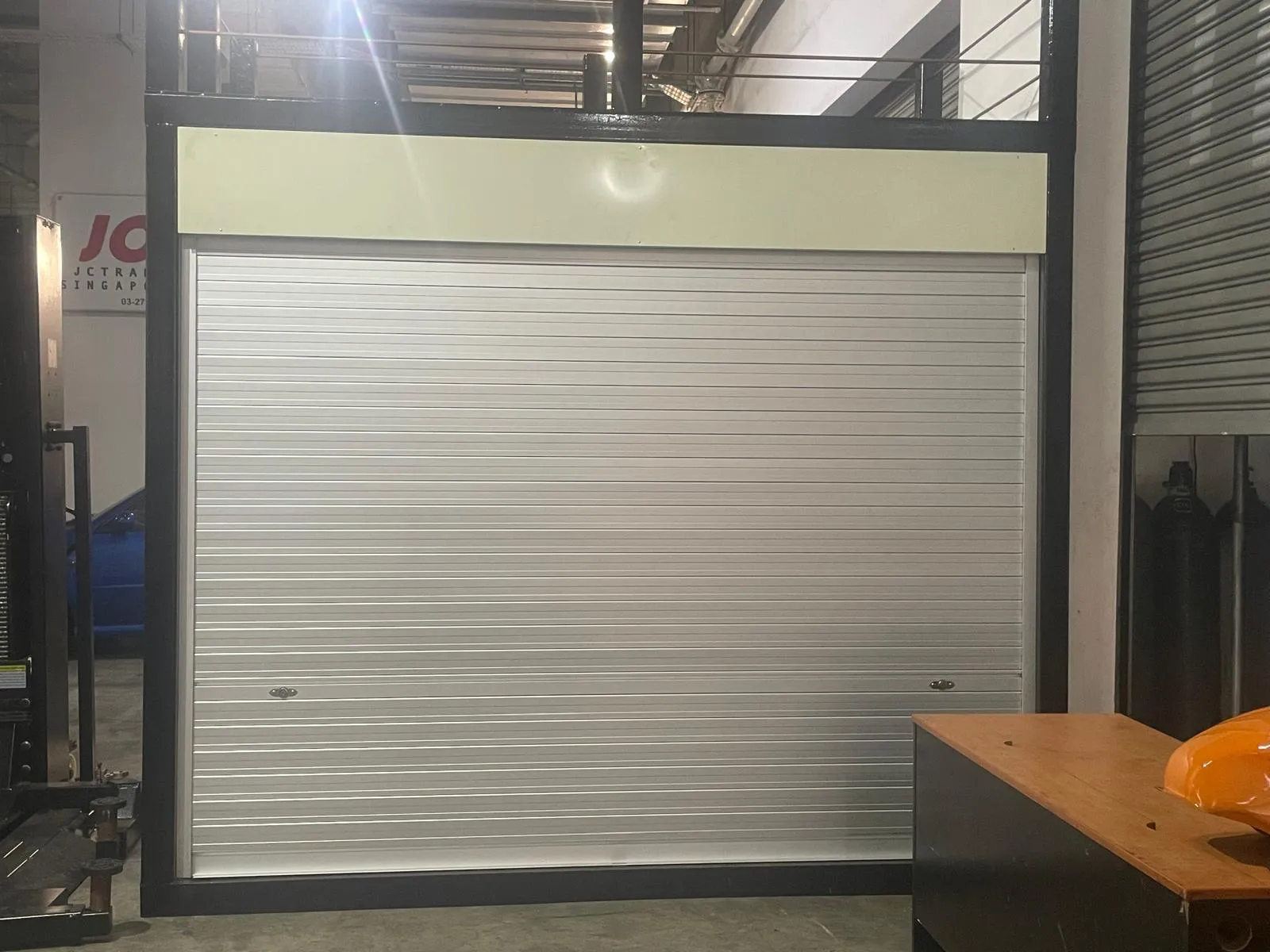 Manual Aluminium Roller Shutter Installation at Sunview Road, Singapore Project Image in Singapore - Roller Shutter Specialist