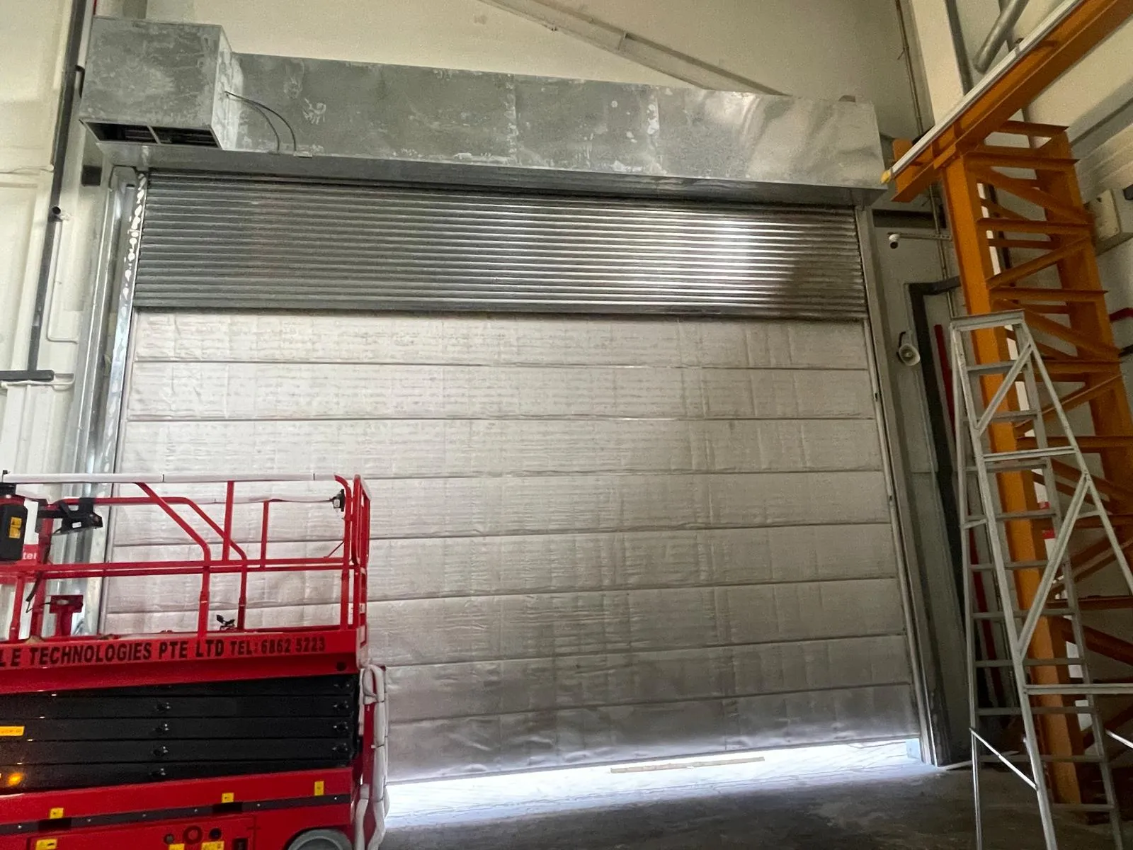 Retail Shopfront Roller Shutter Slat Replacement & Realignment in Singapore Project Image in Singapore - Roller Shutter Specialist