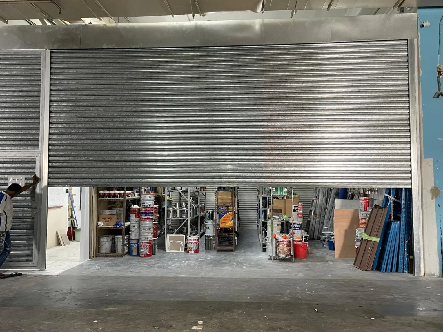 New Roller Shutter & Two-Part Door Installation at Wcega Plaza, Singapore - Roller Shutter Project in Singapore